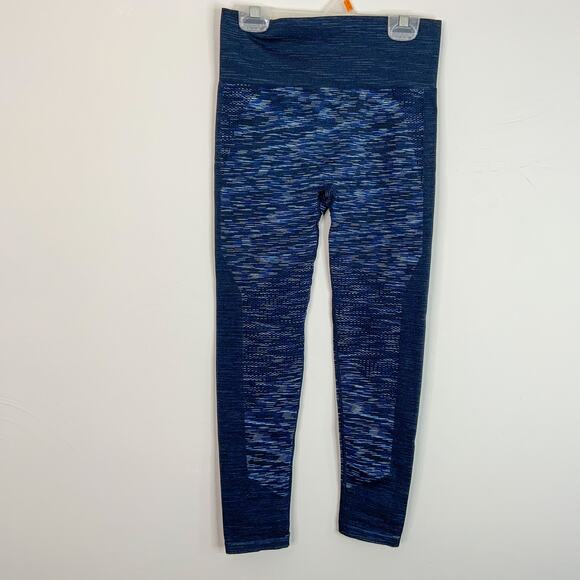 Joy Lab Blue Marled High Rise Leggings - Picture 2 of 8